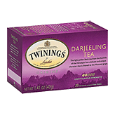 Twinings Of London  darjeeling, 100% pure black tea, 20 tea bags Left Picture